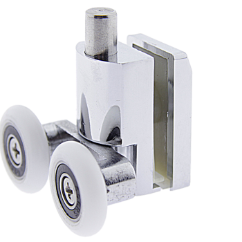 Ролики для душової кабіни подвійні,нижні,нажимной (B-618A)