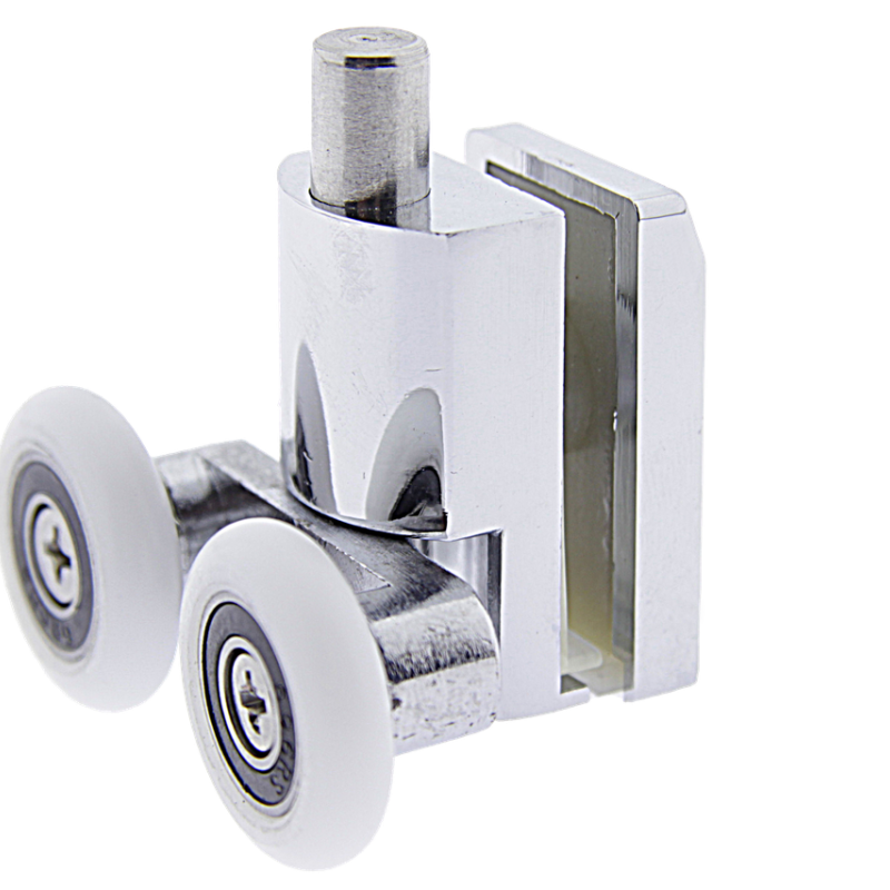 Ролики для душової кабіни подвійні,нижні,нажимной (B-618A)