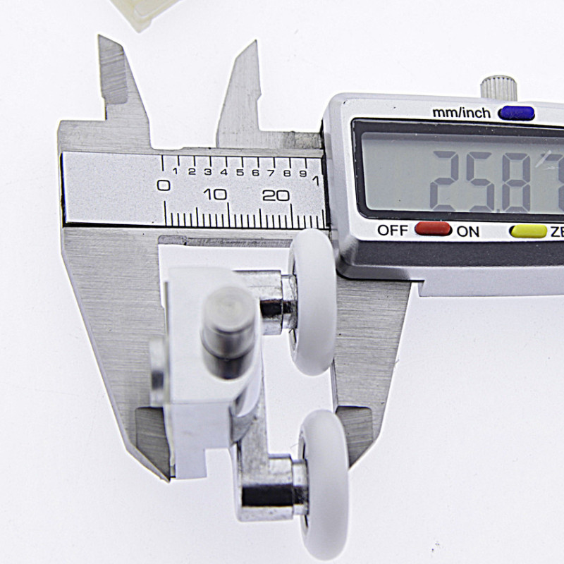 Ролики для душової кабіни подвійні,нижні,нажимной (B-618A)