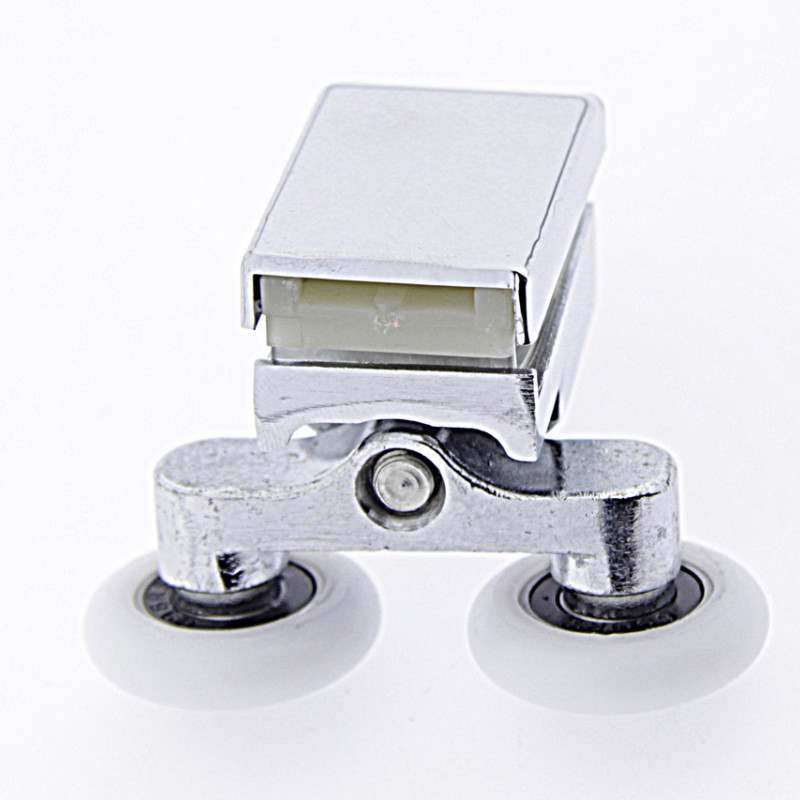 Ролики для душової кабіни подвійні,нижні,нажимной (B-618A)