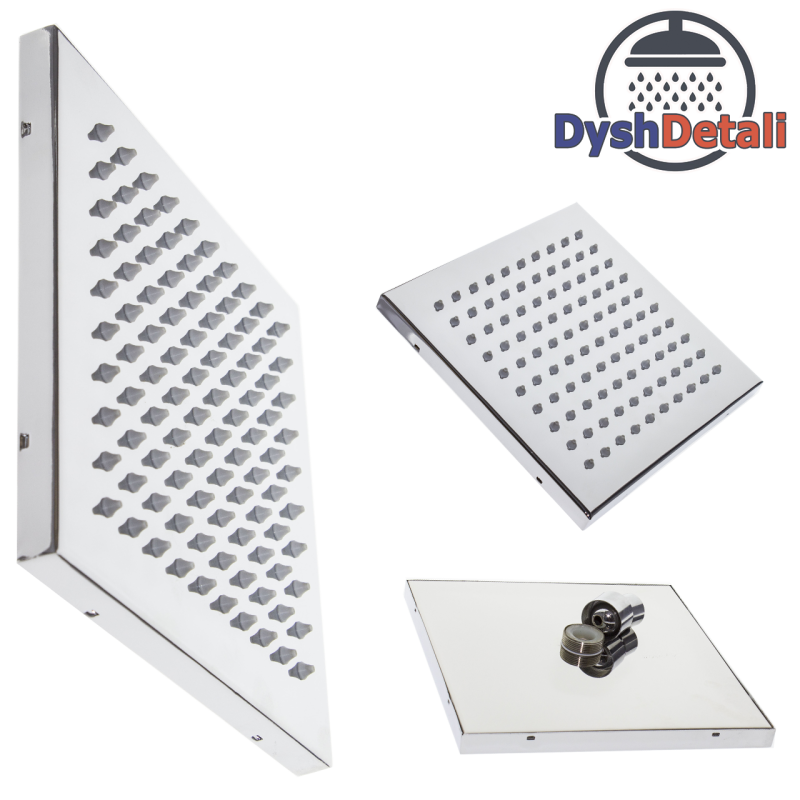 Душ верхній 200х200 мм квадратний (ССК-20)