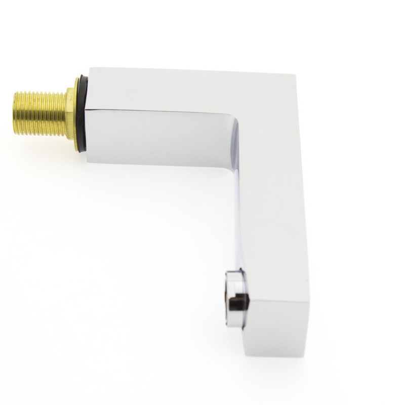 Налив верхній на борт ванни - гусак квадрат довгий ( АВ-6715)