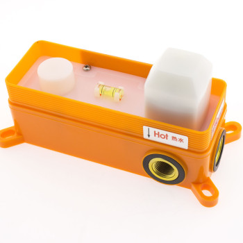 Змішувач вбудований в стіну (прихованого монтажу ) А-102 квадратної форми для умивальника