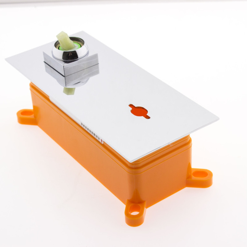 Змішувач вбудований в стіну (прихованого монтажу ) А-102 квадратної форми для умивальника