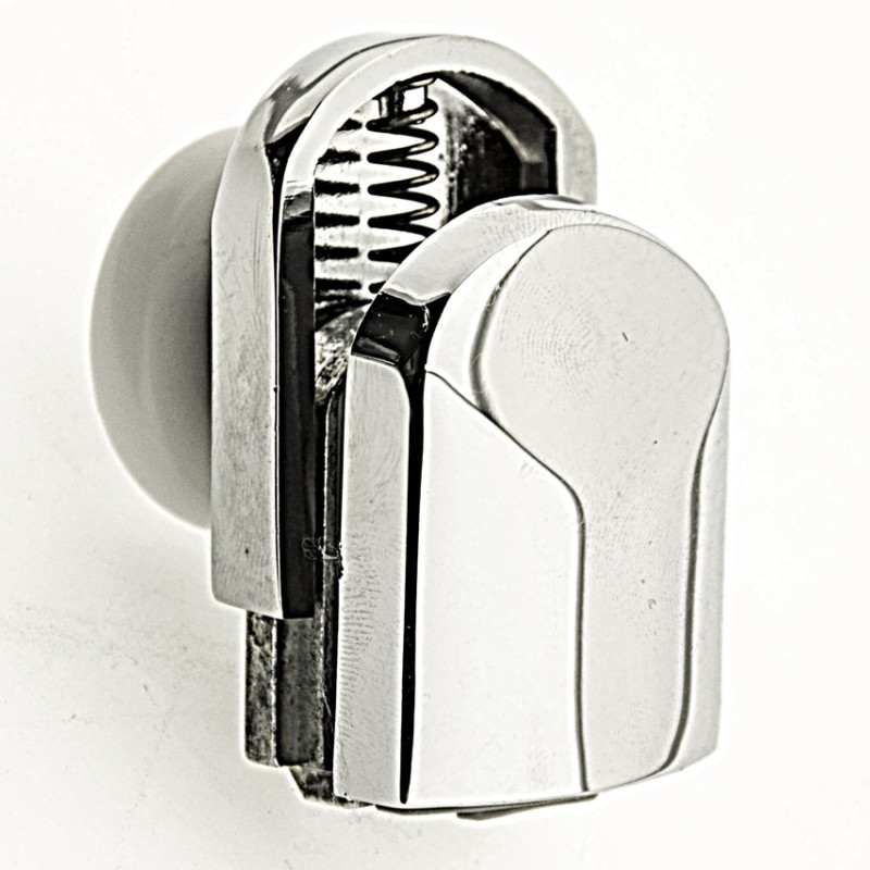 Ролики для душової кабіни нижні ,нажимні, хромований, одинарний, (В-615 А)