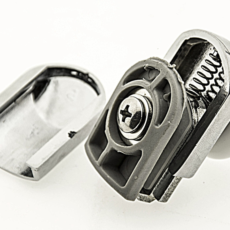 Ролики для душової кабіни нижні ,нажимні, хромований, одинарний, (В-615 А)