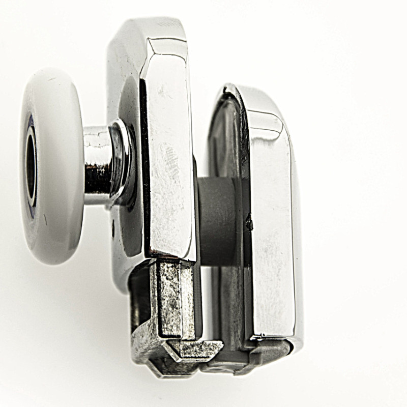 Ролики для душової кабіни нижні ,нажимні, хромований, одинарний, (В-615 А)