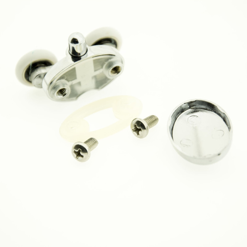 Ролики для душової кабіни подвійні,нижні,нажимной (В-620 А)