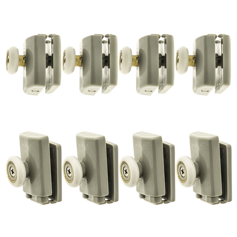 Ролики для душової кабіни верхні, одинарний, сірий (С-01)