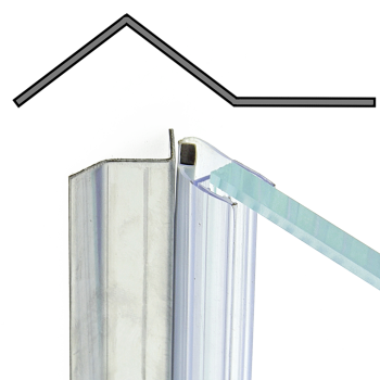 Планка на стіну  для магнітного ущільнювача з нержавіючої сталі