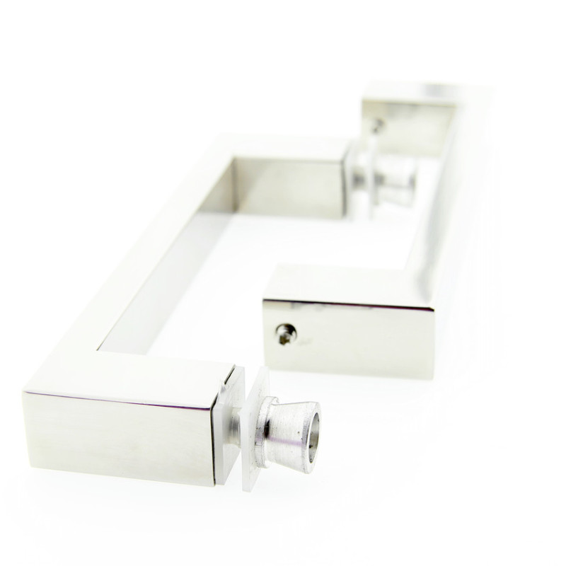 Ручка для скляних дверей ( Н 634 СС) 145 мм.