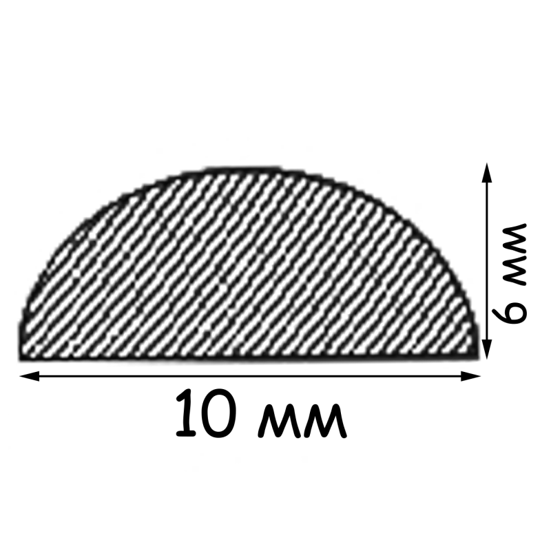 Акриловий поріг для дверного отвору (ФС1076)