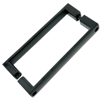 Ручка для скляних дверей (НД 016) Чорна