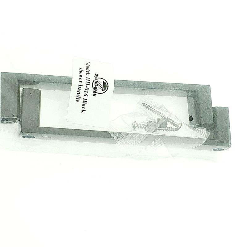 Ручка для скляних дверей (НД 016) Чорна