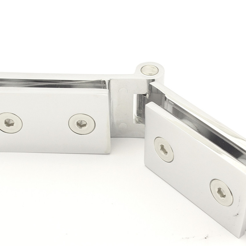 Петля для скляних дверей, без фіксації (скло-скло) (НХ 6819)