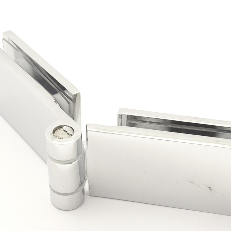 Петля для скляних дверей, без фіксації (скло-скло) (НХ 6819)