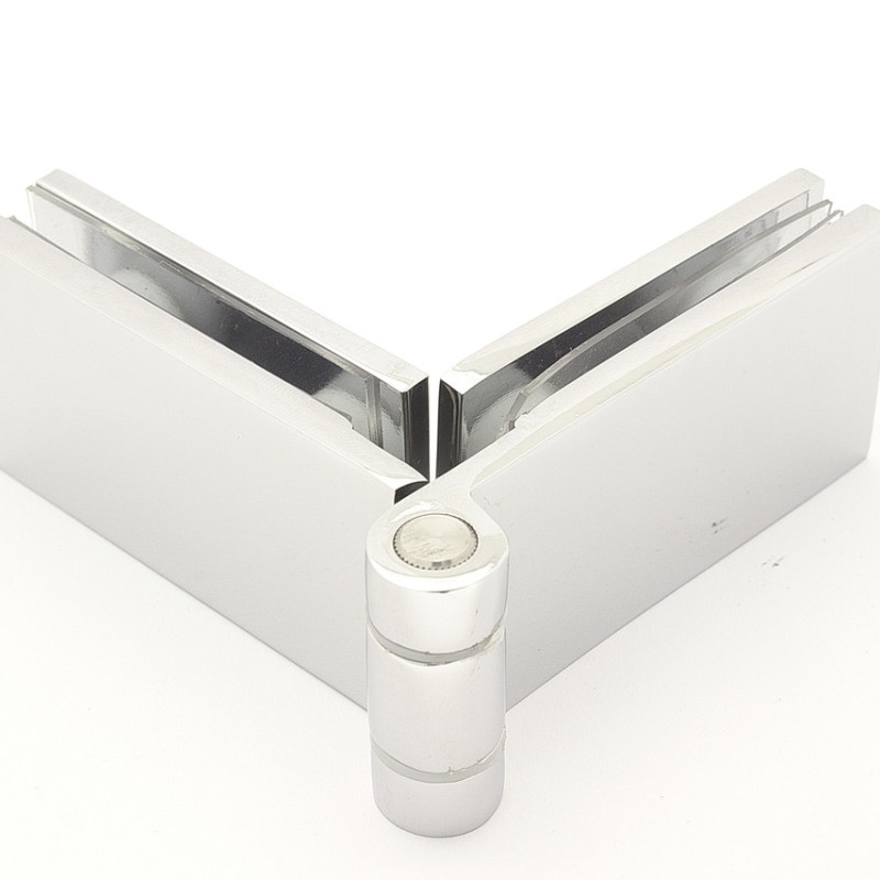 Петля для скляних дверей, без фіксації (скло-скло) (НХ 6819)