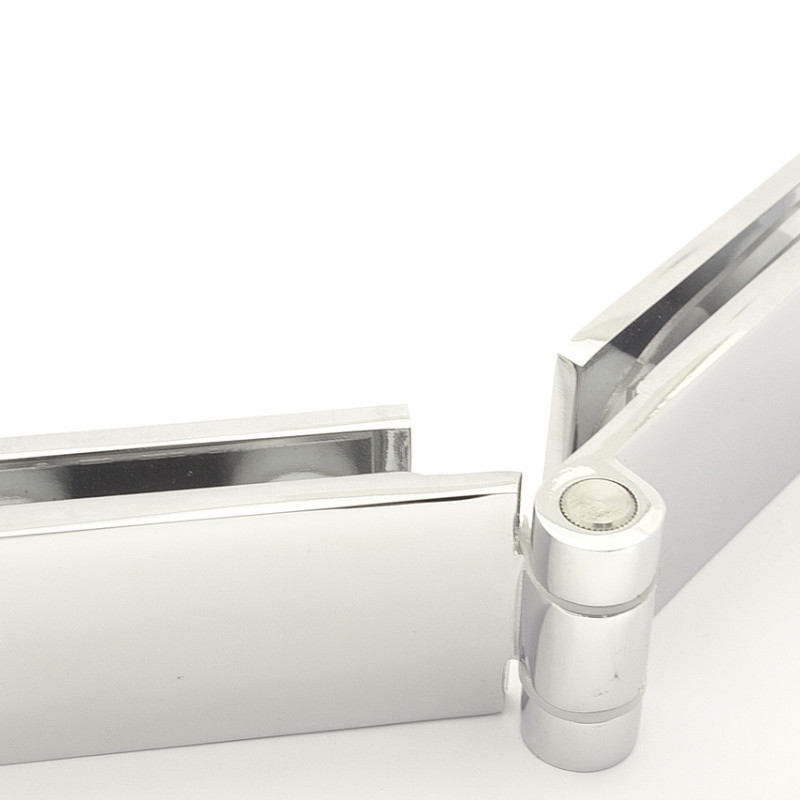 Петля для скляних дверей, без фіксації (скло-скло) (НХ 6819)