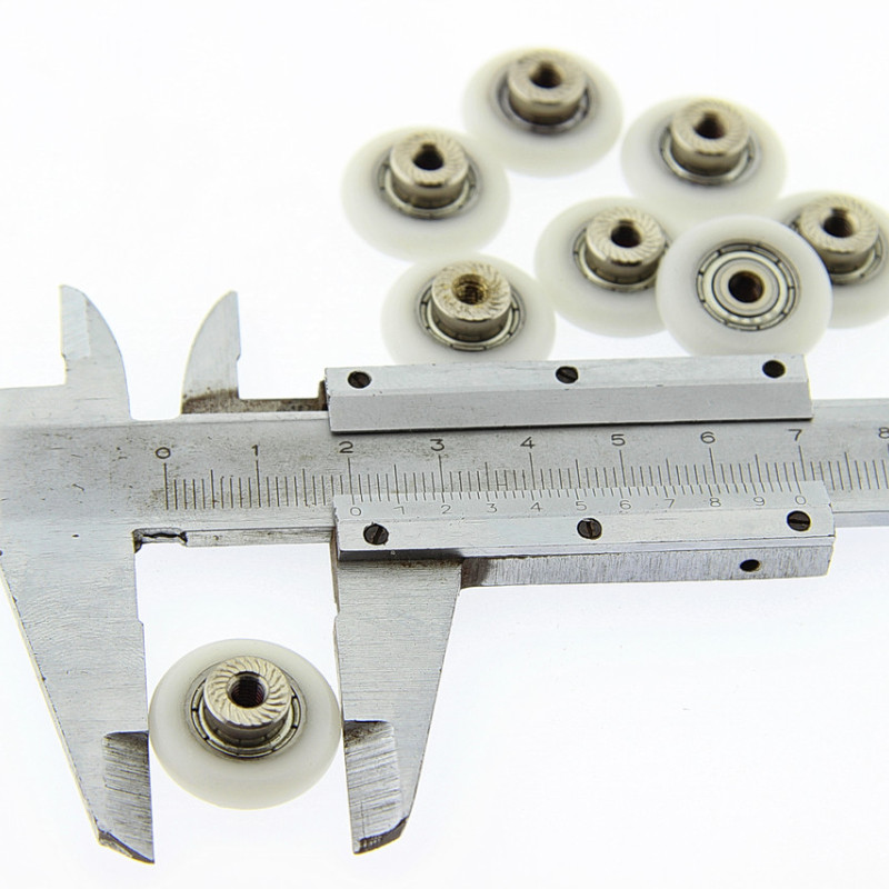 Коліщата для душової кабіни ( А-44 9 ) діаметром 19 мм з різьбою на втулці підшипника