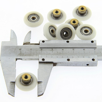 Коліщата для душової кабіни ( А-44 10 ) діаметром 20 мм з різьбою на втулці підшипника