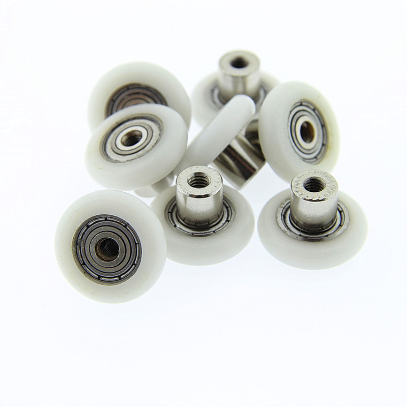 Коліщата для душової кабіни ( А-44 12 ) діаметром 20 мм з різьбою на втулці підшипника