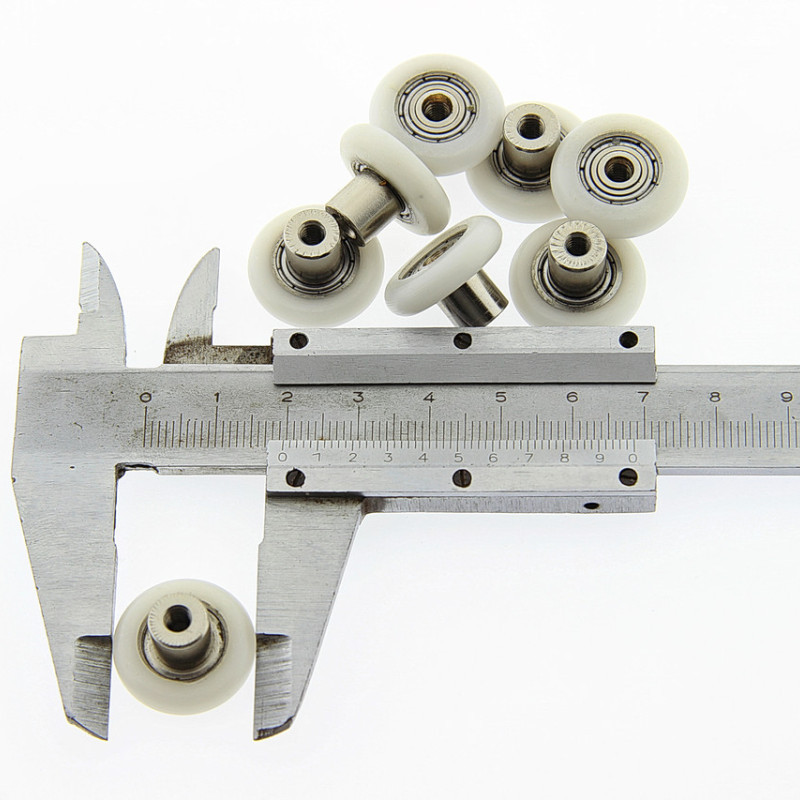 Коліщата для душової кабіни ( А-44 12 ) діаметром 20 мм з різьбою на втулці підшипника