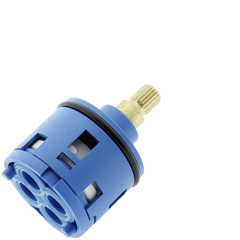 Картридж для змішувача душової кабіни на чотири ( 4 ) положення 35 мм діаметром з довжиною штока 10 мм.