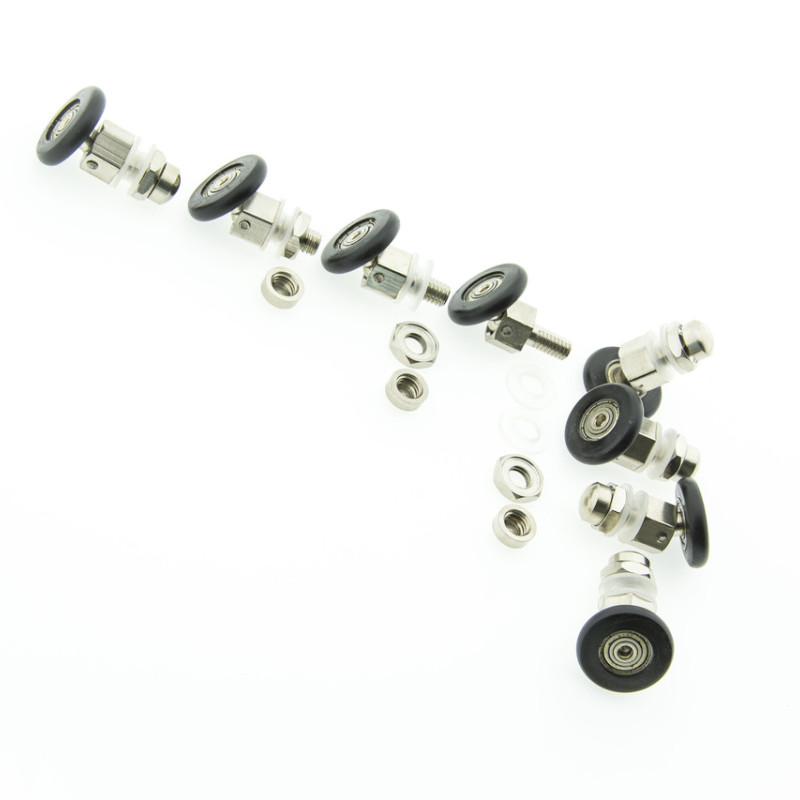 Ролики для душових кабін ( А-011 ) металеві, ексцентрикові, поворотні 23 мм. 26 мм.