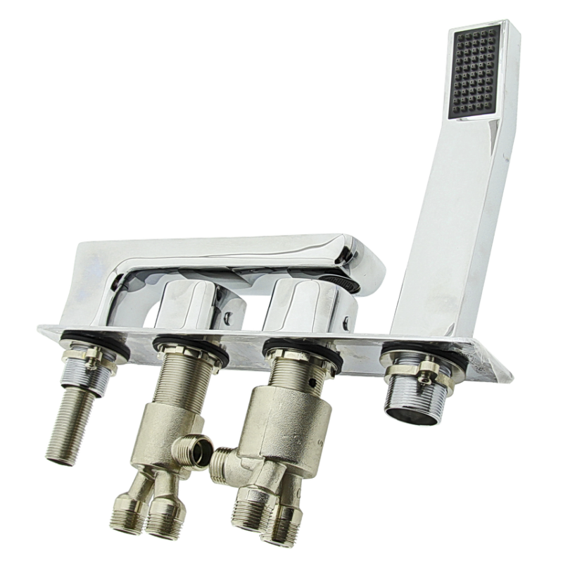 Змішувач на борту ванни, квадратна форма. (NLT 401)