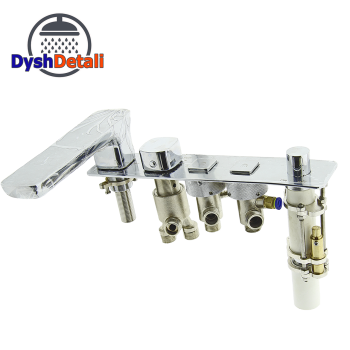 Змішувач на борту ванни, квадратна форма. (NLT 501)