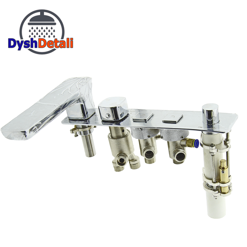 Змішувач на борту ванни, квадратна форма. (NLT 501)