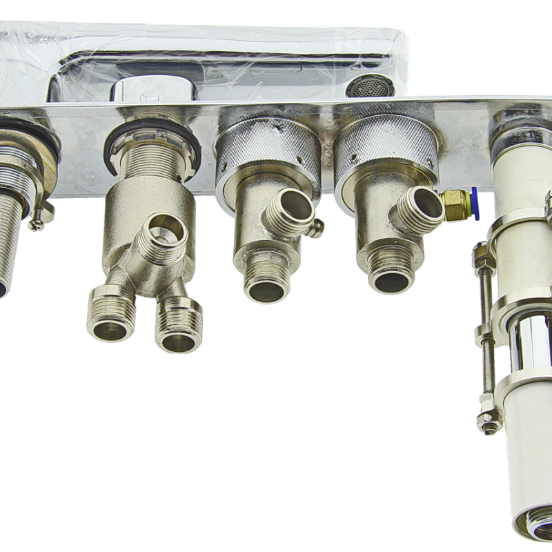 Змішувач на борту ванни, квадратна форма. (NLT 501)