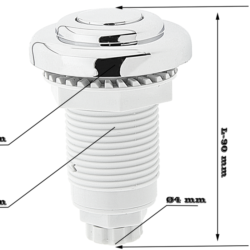 Кнопка для гідромасажною ванною ( АР101А )