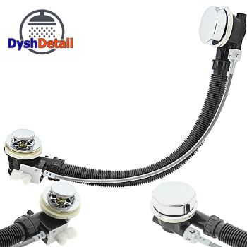 Сифон для ванни з переливом ( ПАС 670)