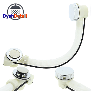 Сифон для ванни з переливом ( ПАС 610 )