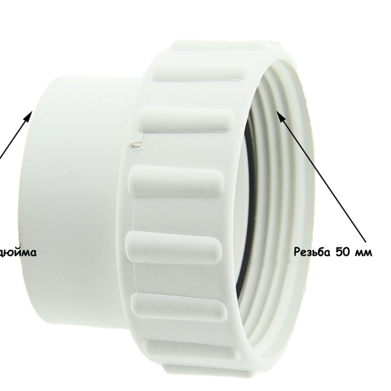 Сполучна муфта з ПВХ ( уніон )