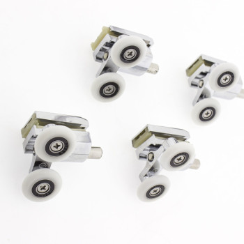 Ролики для душової кабіни подвійні,нижні,нажимной (B-618A) 26 мм.