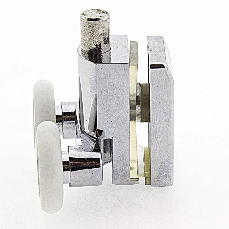 Ролики для душової кабіни подвійні,нижні,нажимной (B-618A) 26 мм.