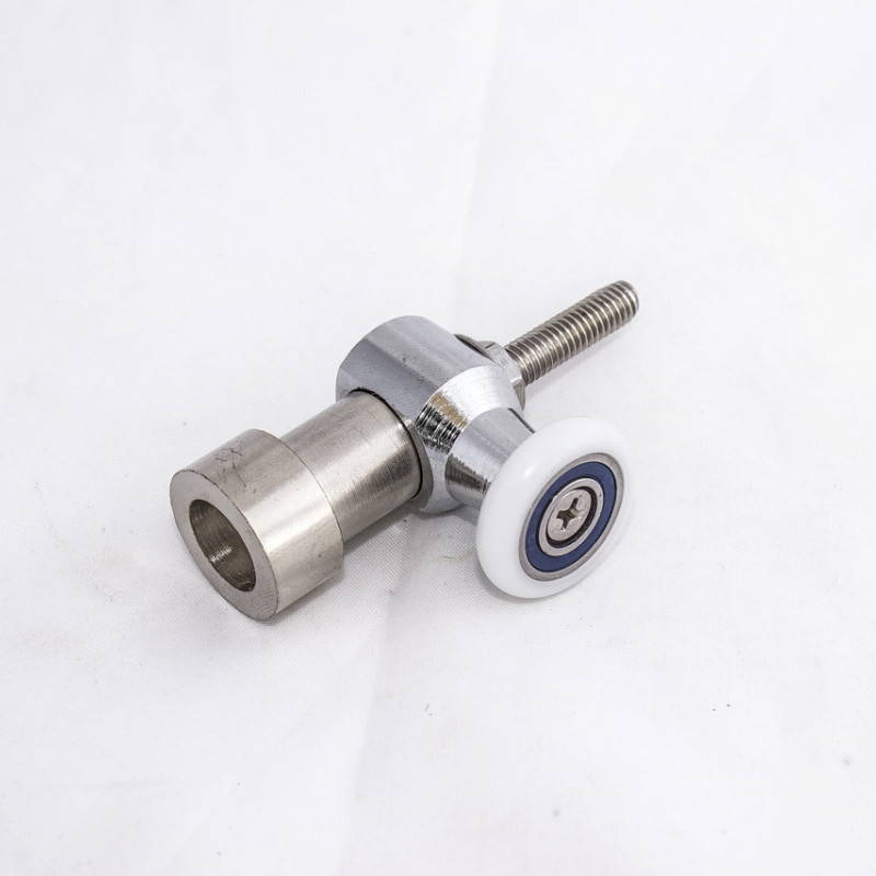 Ролики для душової кабіни нижні, металевий, одинарний, нажимні, ( К-65 ) 23 мм.