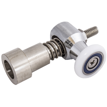 Ролики для душової кабіни нижні, металевий, одинарний, нажимні, ( К-65 ) 26 мм.