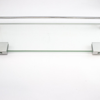 Полиця на 2-а кріплення ( Одне скло і затискної релинг ) ПС605