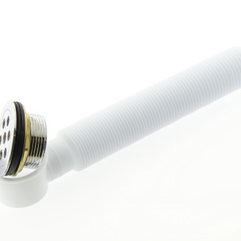 Донний клапан з гофрой, сифон для душової кабіни (ПУ 01г)