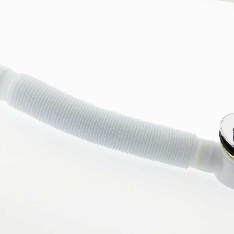 Донний клапан з гофрой, сифон для душової кабіни (ПУ 01г)