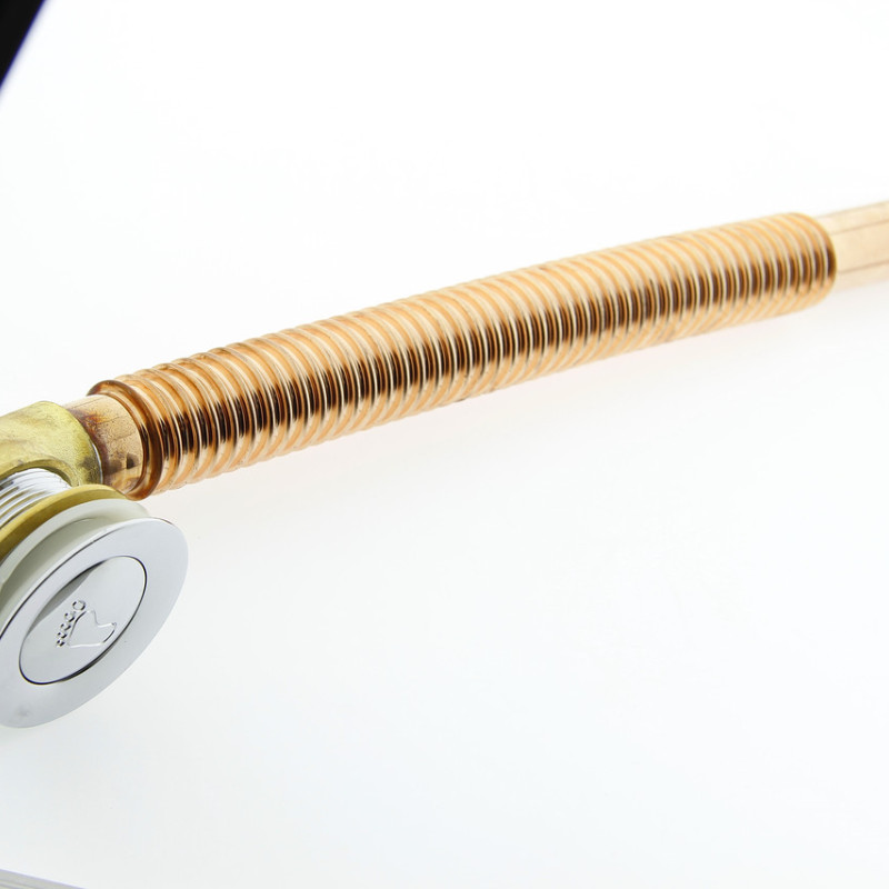 Донний клапан з гофрой, сифон для душової кабіни (ПУ 01г)