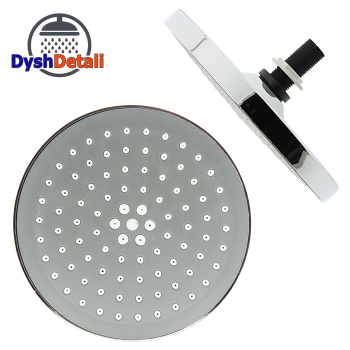 Лійка для душової кабіни, діаметром 200 мм. ( Л-200 ) Шток з зовнішньою різьбою.