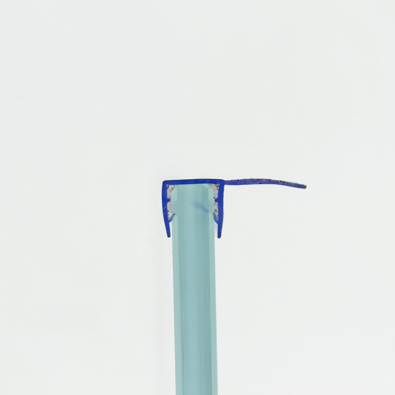 Ущільнювач для душової кабіни, бічний ( F ) довжина 2 м. вія 15 мм. 10 мм 6 мм.