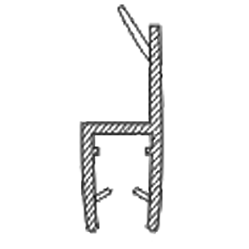 Ущільнювач для душової кабіни, (ФС03В) 6 мм.