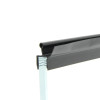 Ущільнювач для дверей душової кабіни, чорний ( ФС0608 БЛ ) довжина 2 м