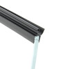 Ущільнювач для дверей душової кабіни, чорний ( ФС0608 БЛ ) довжина 2 м