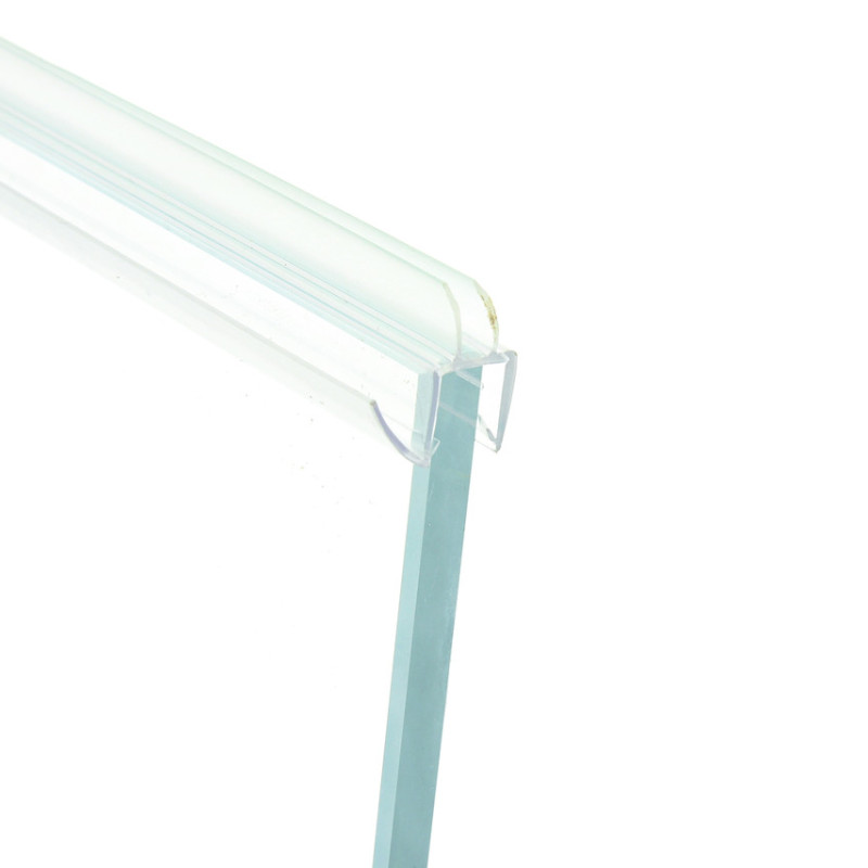 Ущільнювач для дверей душової кабіни, нижній (ФС06) довжина 2 м.